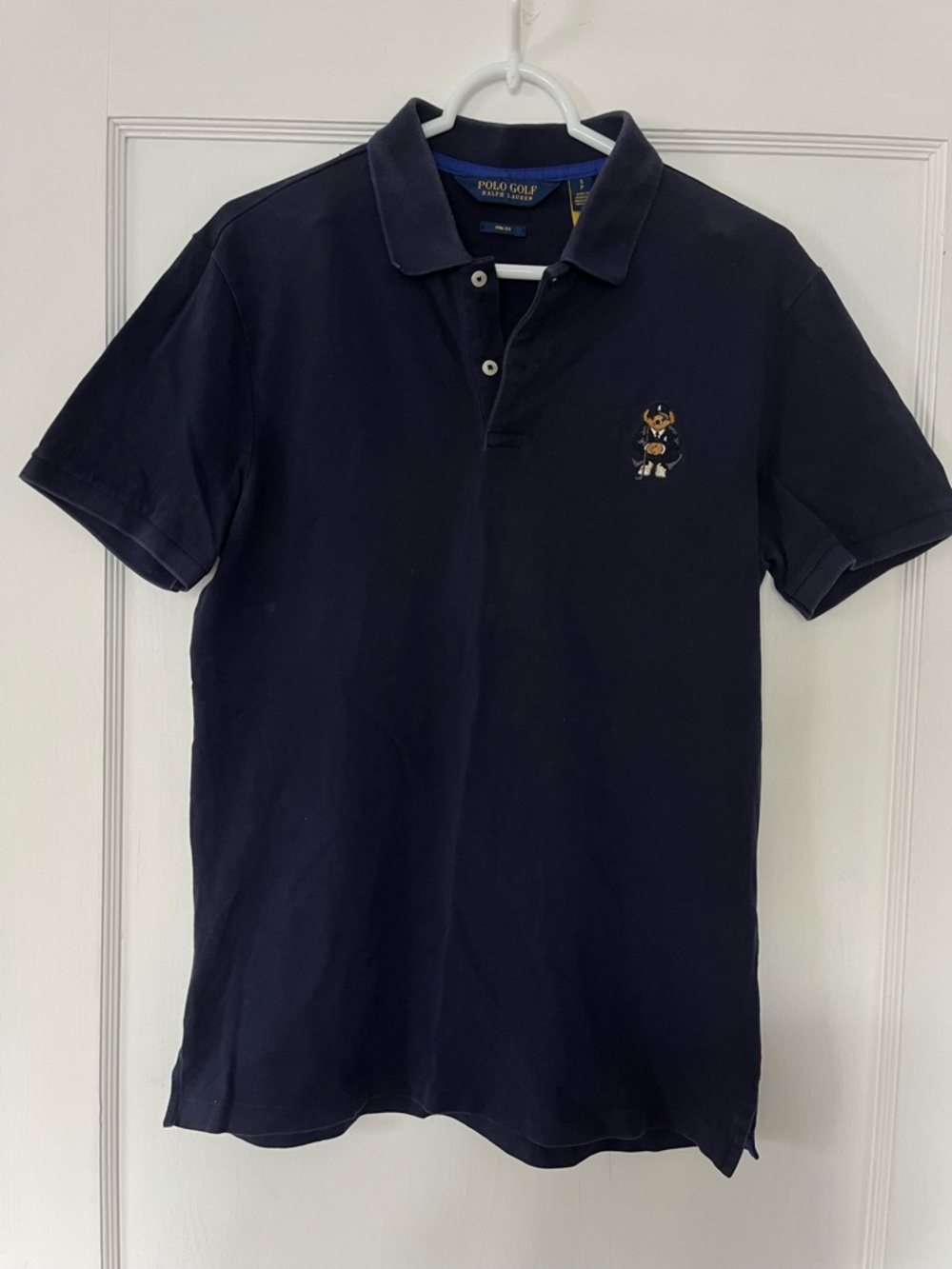 Polo by Ralph Lauren Navy Short-Sleeve Polo with Bear Patch